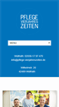 Mobile Screenshot of pflege-vierjahreszeiten.de
